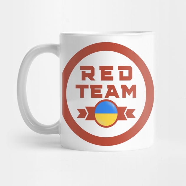 Cybersecurity Red Team Ukraine Gamification Badge CTF by FSEstyle